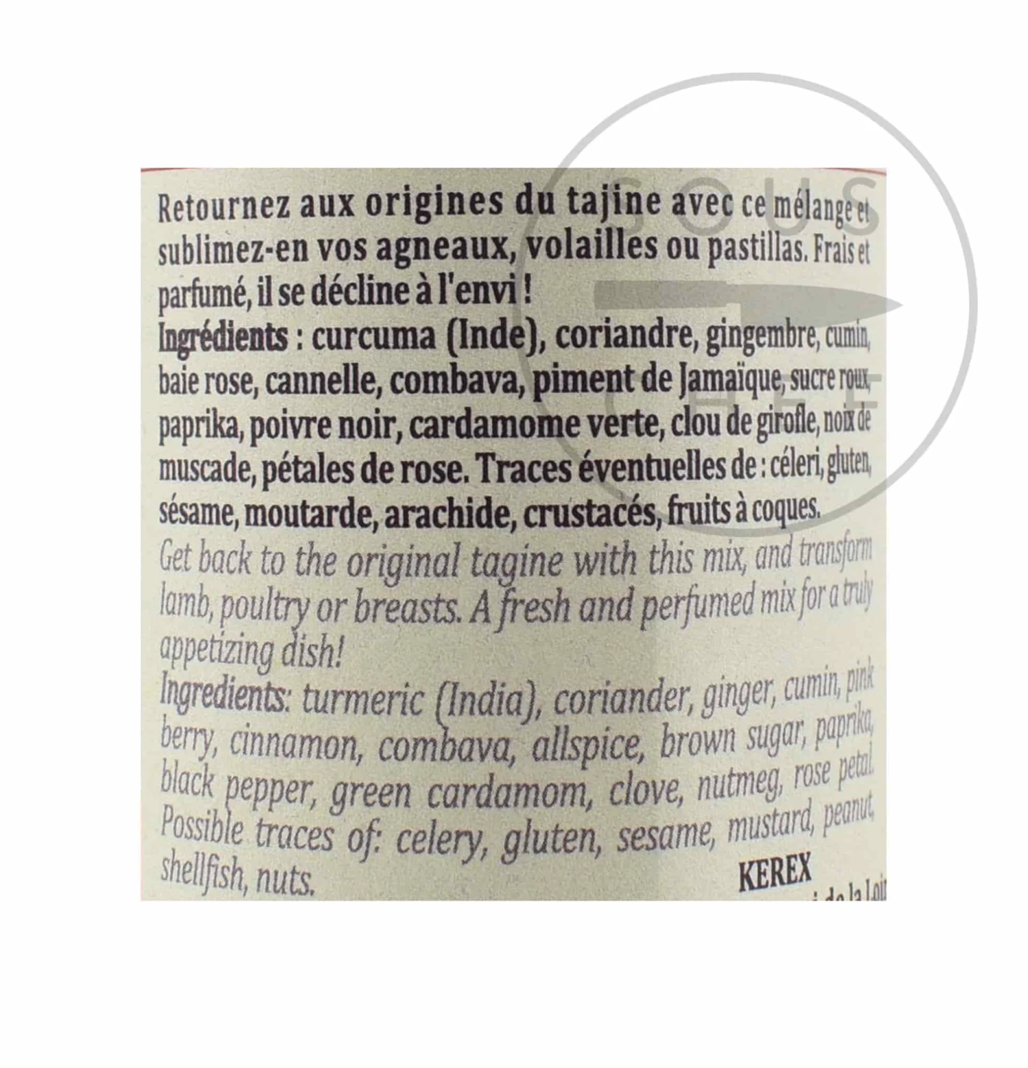 Terre Exotique Mrouzia Tajine Spice Blend 60g