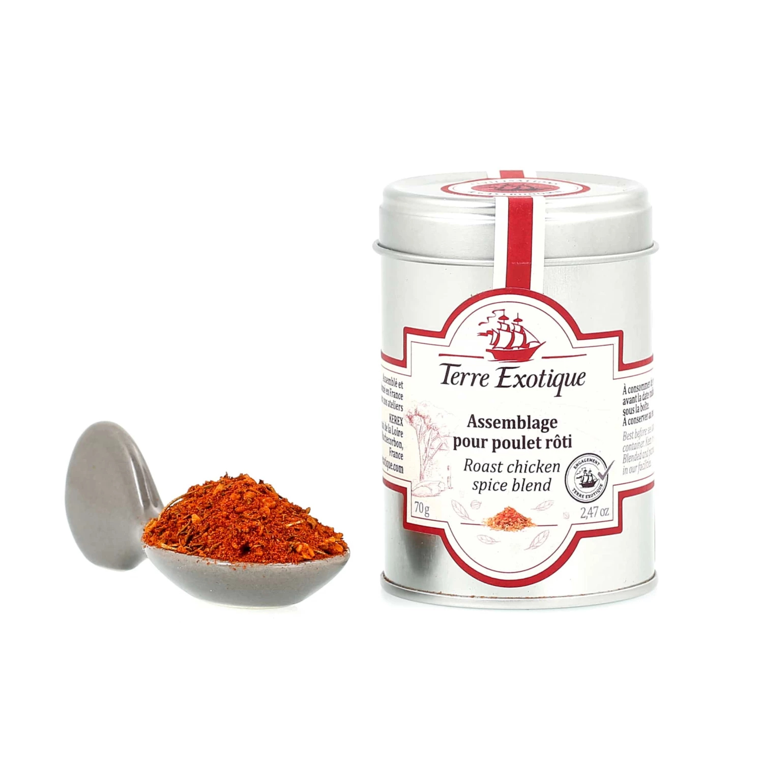 Ingredients Terre Exotique Roast Chicken Spice Blend 70g