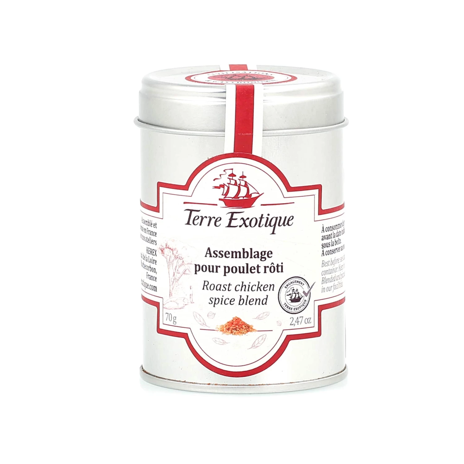 Ingredients Terre Exotique Roast Chicken Spice Blend 70g