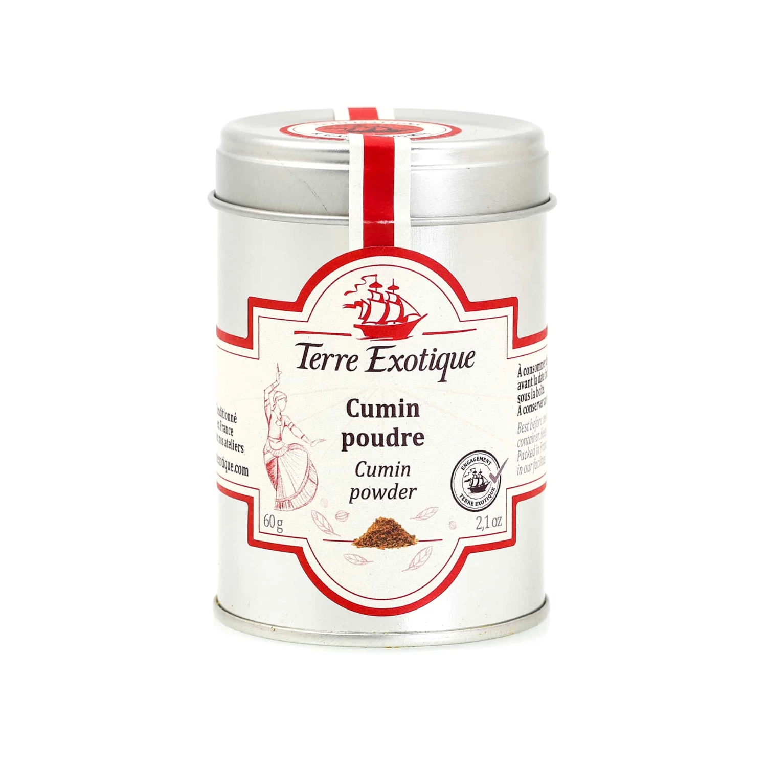 Terre Exotique Organic Cumin Powder 60g