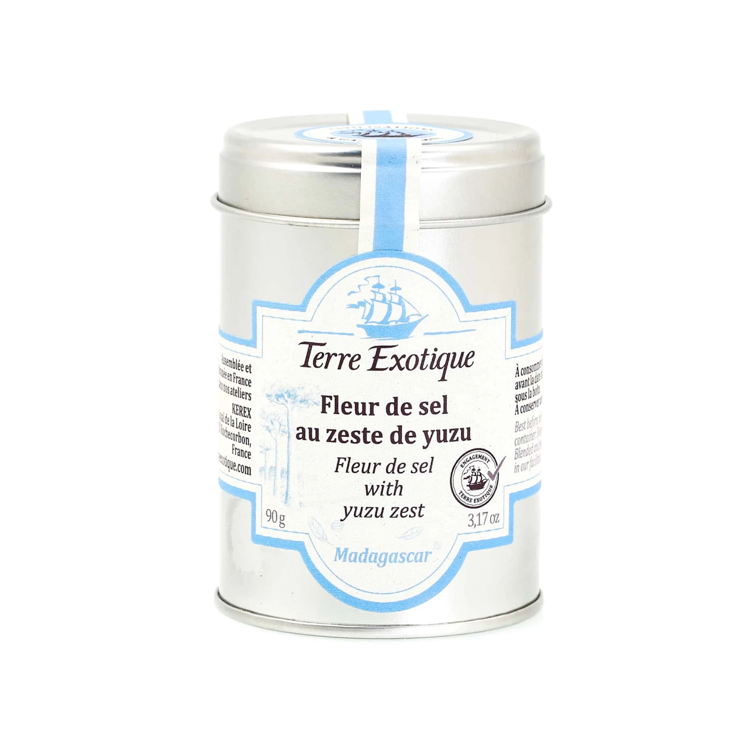 Terre Exotique Fleur De Sel With Yuzu Zest 90g Ingredients