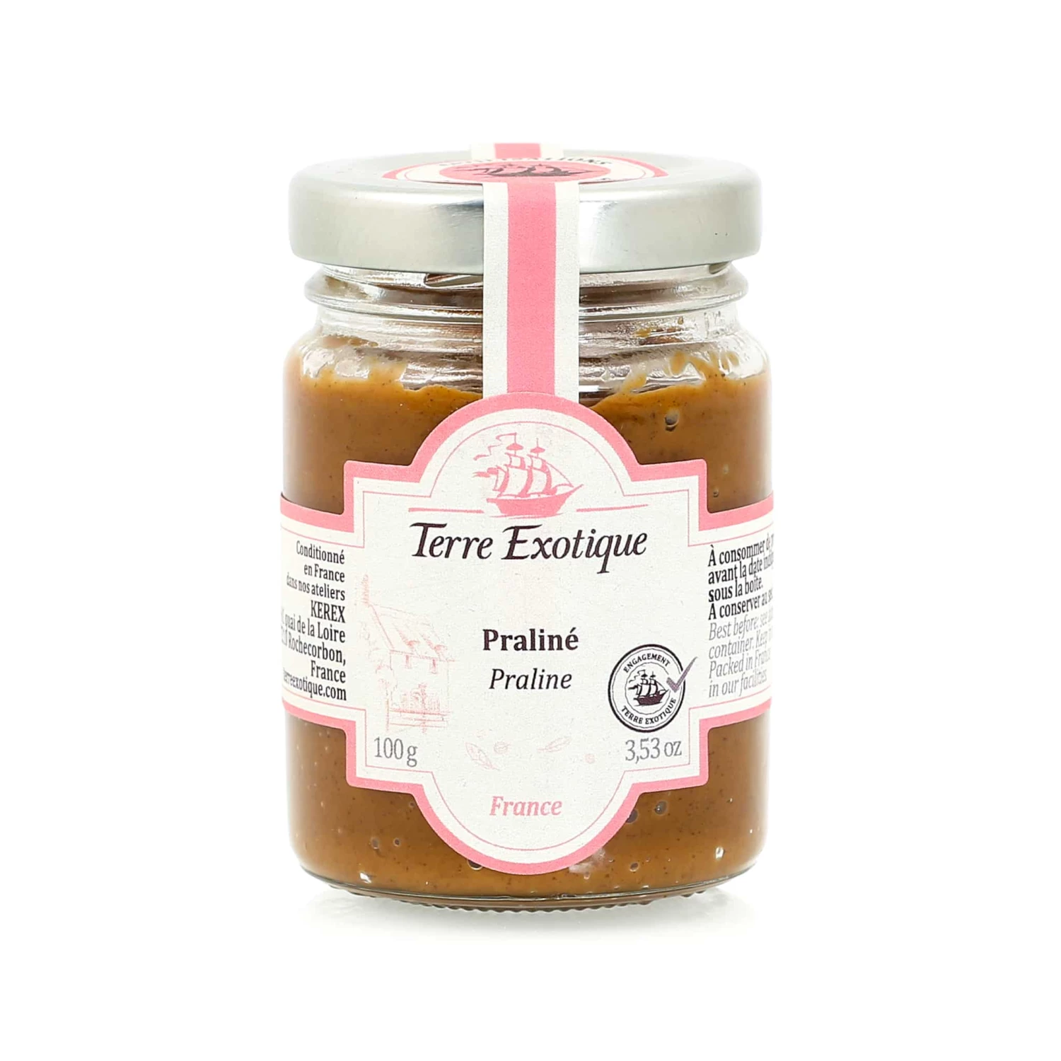 Ingredients Terre Exotique Praline Paste 100g
