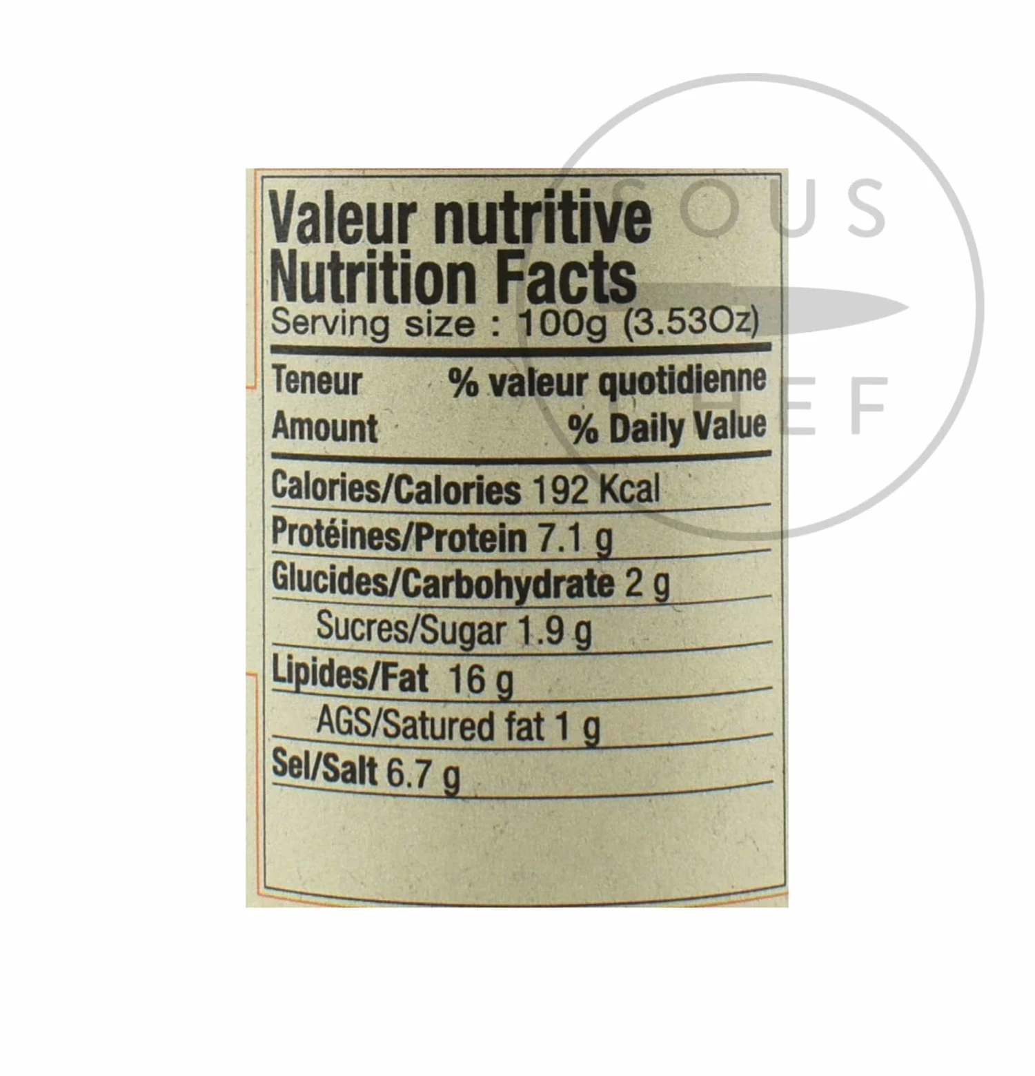 Terre Exotique Mustard With Summer Truffle (2%) 100g