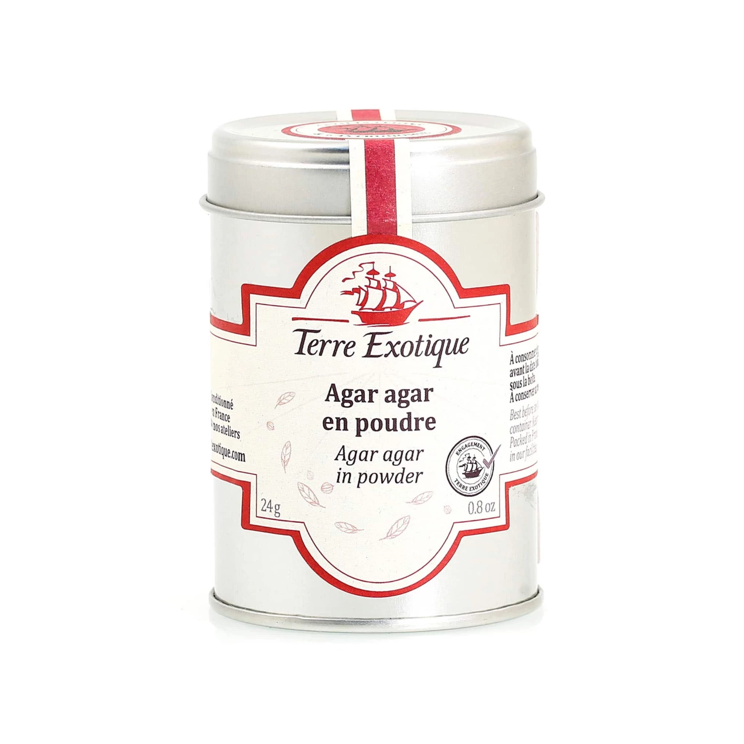 Terre Exotique Agar Agar Powder 24g (2g Bags X 12)