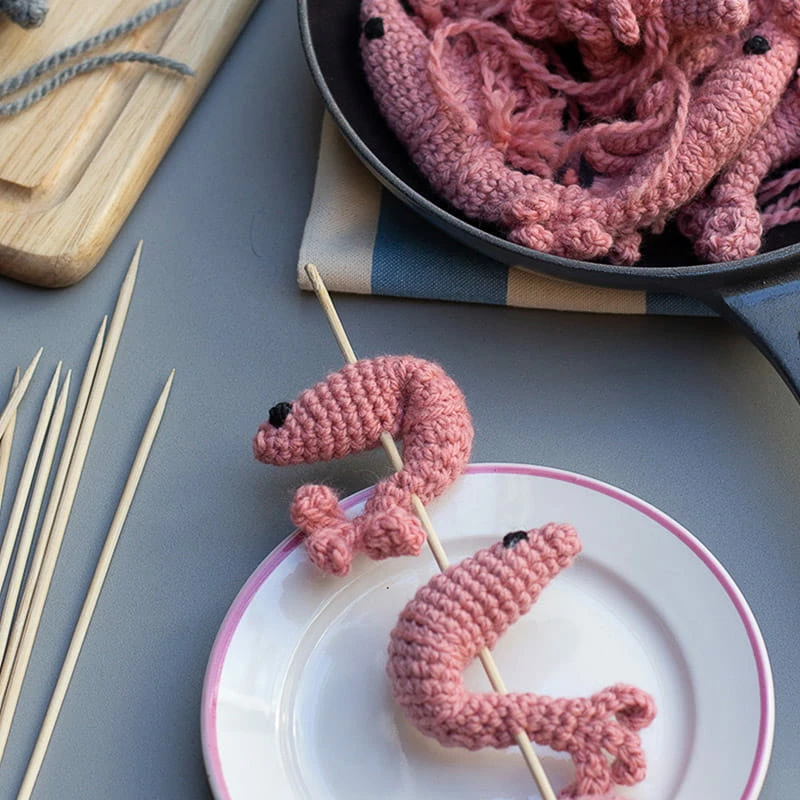 Toft Prawns In A Tin Gourmet Crochet Kit
