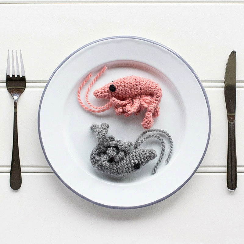 Toft Prawns In A Tin Gourmet Crochet Kit