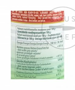 Ingredients Mutti Pizza Sauce 400g