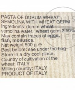 Morelli Strozzapreti 500g Ingredients