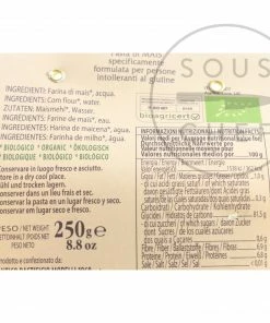 Ingredients Morelli Organic Gluten Free Linguine 250g
