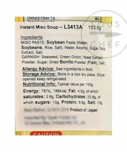 Hikari Instant Miso Soup With Green Onion 8 X 22g Servings