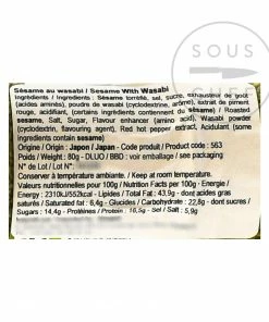 Toho Roasted Sesame Seeds With Wasabi 80g