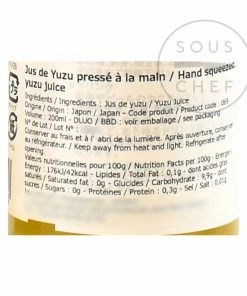 Japanese Ingredients Hand-Pressed Yuzu Juice 200ml