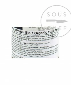 Sous Chef Ingredients Organic Yuzu Ponzu Sauce 175ml