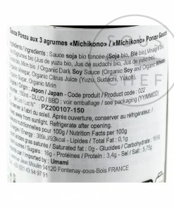 Bando Foods Ingredients Michikono 3 Citrus Ponzu Sauce 150ml