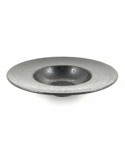 Tableware Black Melamine Risotto Plate 28.5cm