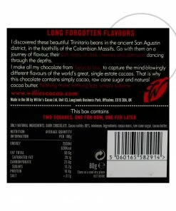 Ingredients Willie's Cacao San Agustin Gold 88% Colombian Dark Chocolate 80g