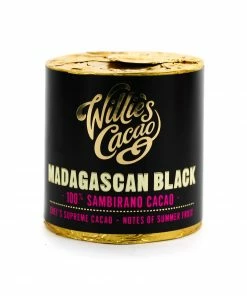 Ingredients Willie's Cacao Madagascan Black 100% Cooking Chocolate 180g