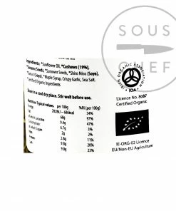 Ingredients White Mausu Cashew Crunch 240g