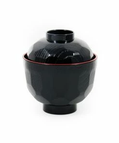 Kiji Stoneware & Ceramics Hexagon Design Miso Soup Bowl Tableware