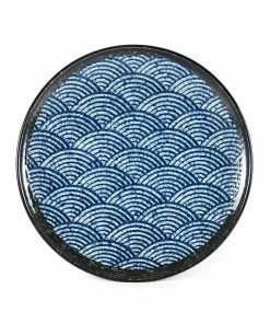 Kiji Stoneware & Ceramics Blue Wave Dinner Plate 29cm Tableware