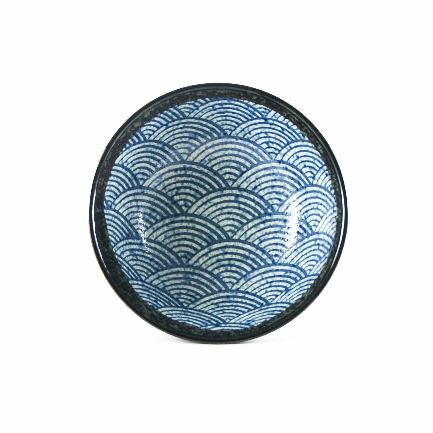 Kiji Stoneware & Ceramics Tableware Blue Wave Noodle Bowl