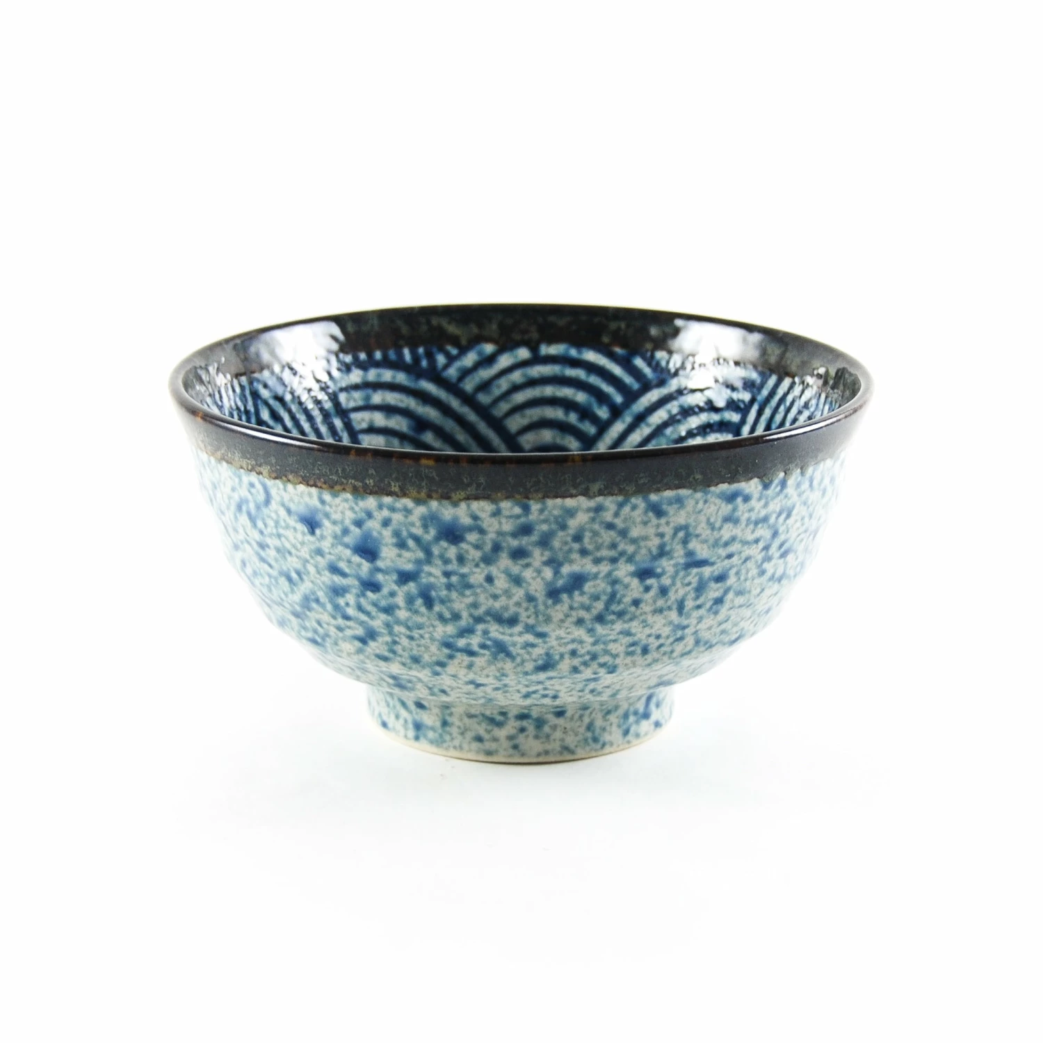 Kiji Stoneware & Ceramics Tableware Blue Wave Noodle Bowl