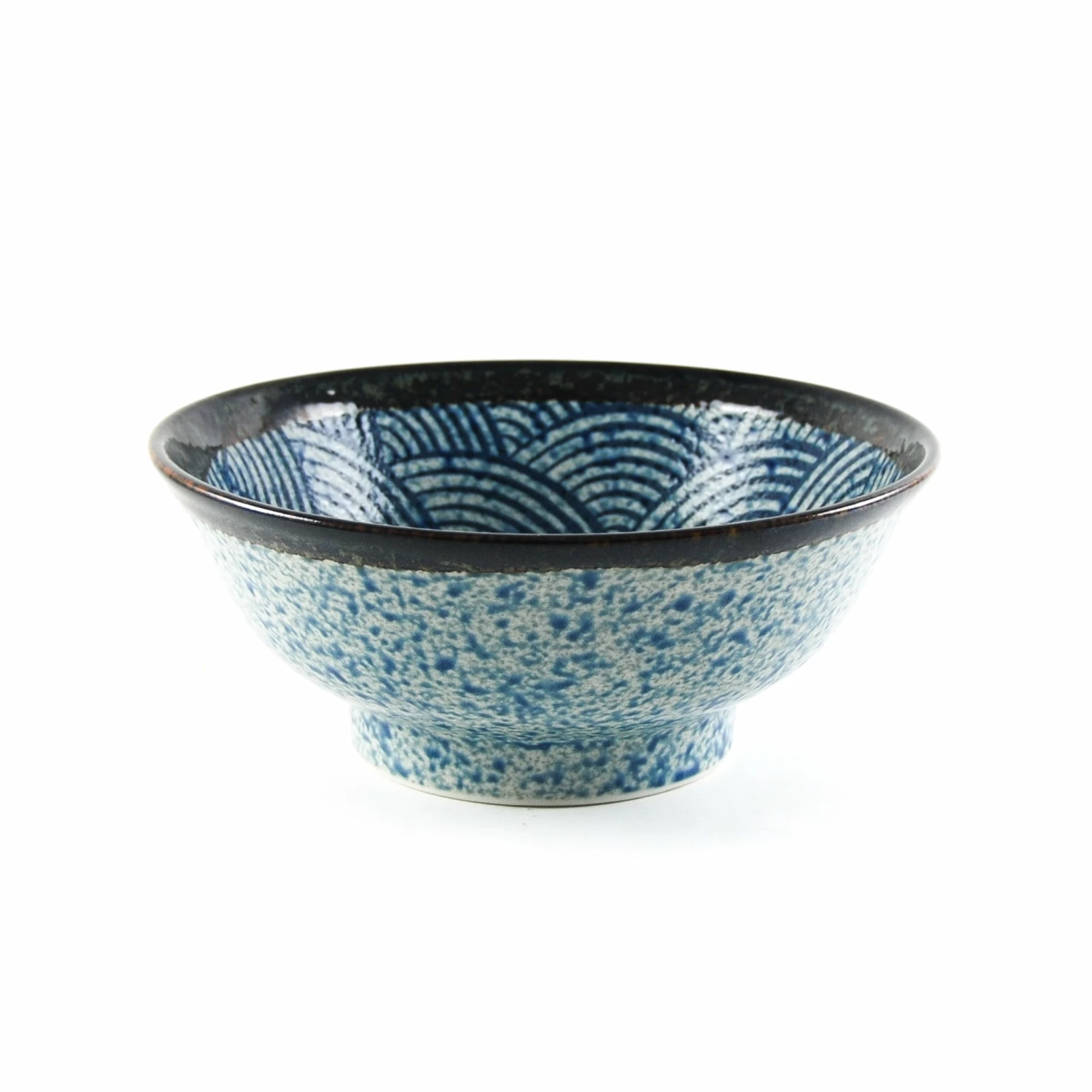 Kiji Stoneware & Ceramics Blue Wave Ramen Bowl Tableware