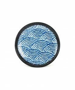 Kiji Stoneware & Ceramics Blue Wave Side Plate