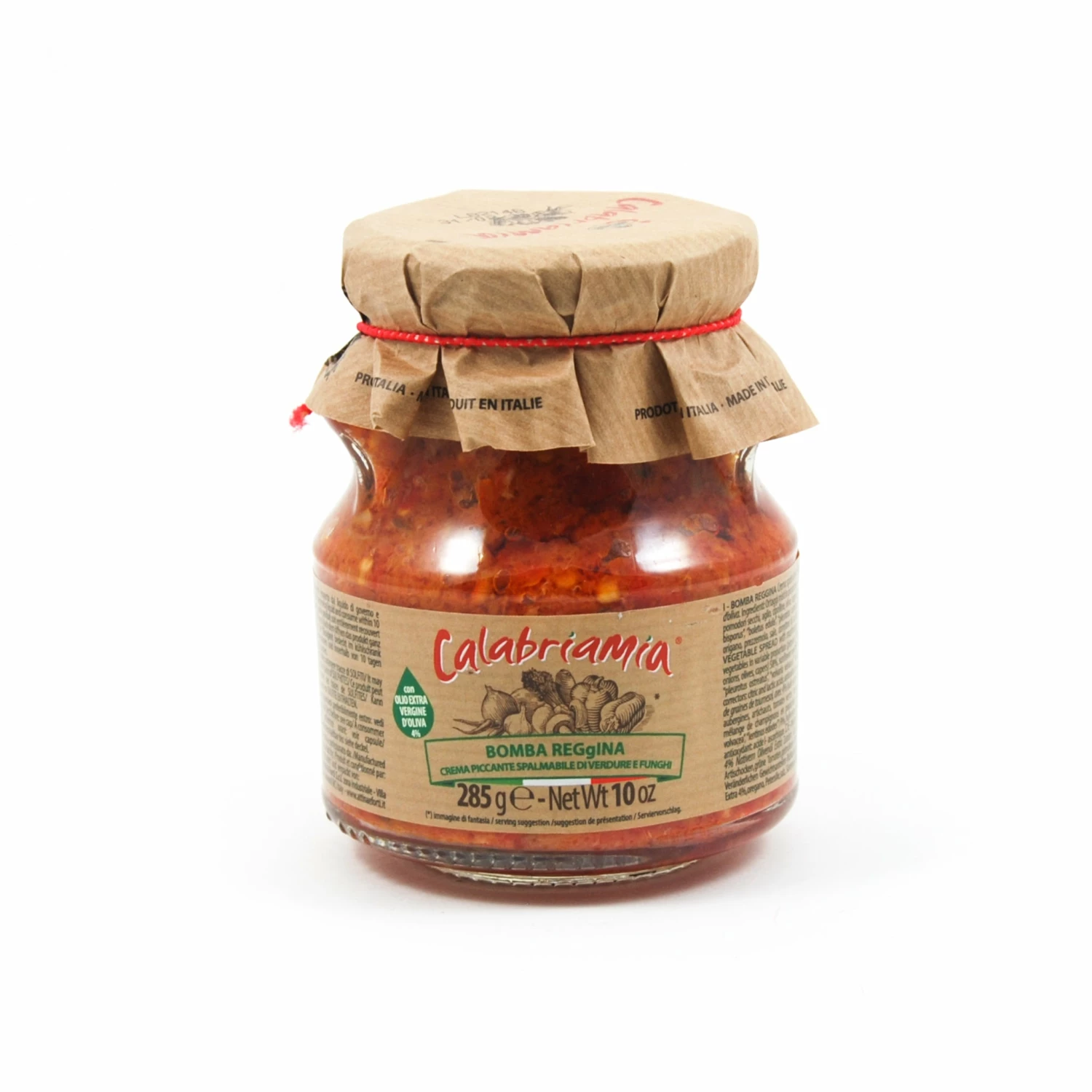 Calabriamia Ingredients Bomba Calabrese Spicy Calabrian Vegetable Spread 314g