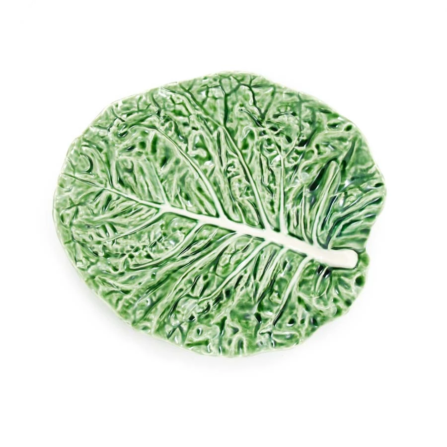 Bordallo Pinheiro Tableware Cabbage Leaf Oval Platter