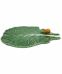 Bordallo Pinheiro Tableware Cabbage Leaf With Snail