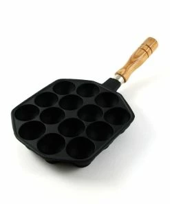 Japan Bento Cast Iron Takoyaki Pan 18cm Dia