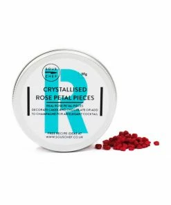 Sous Chef Crystallised Rose Petal Pieces 30g Ingredients