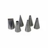 De Buyer 6 Stainless Steel Piping Nozzles Cookware