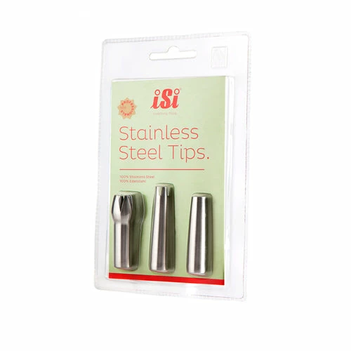 ISi Stainless Steel Decorator Tips Molecular Gastronomy Supplies