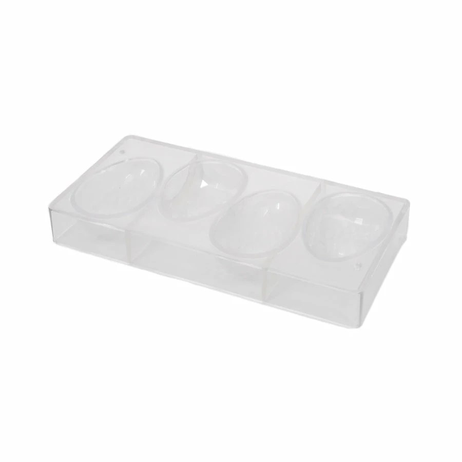 Deco Relief Diamond Pattern Polycarbonate Easter Egg Mould Cookware