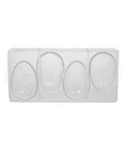 Deco Relief Diamond Pattern Polycarbonate Easter Egg Mould Cookware