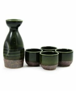 Kiji Stoneware & Ceramics Shinrin Sake Set Tableware