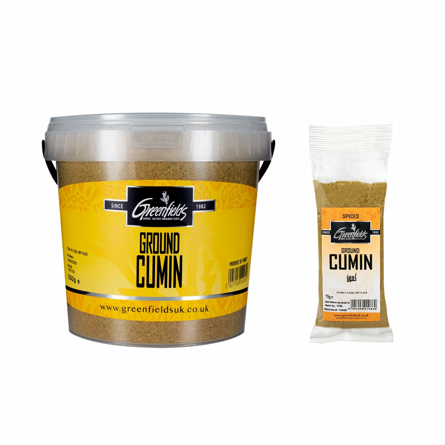 Greenfields Ground Cumin Ingredients