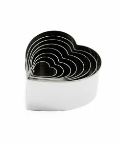 Eddingtons Heart Pastry Cutters Set Set Of 8