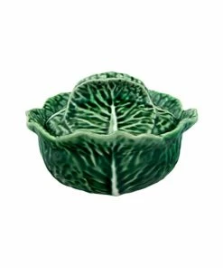 Bordallo Pinheiro Individual Cabbage Leaf Tureen