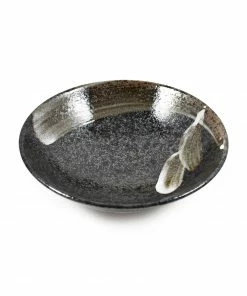 Kiji Stoneware & Ceramics Karasuba-Iro Shallow Bowl 25cm