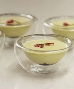 Portuguese Tableware Medium Double-Walled Glass Bowl X 3 170ml