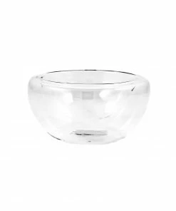 Portuguese Tableware Medium Double-Walled Glass Bowl X 3 170ml