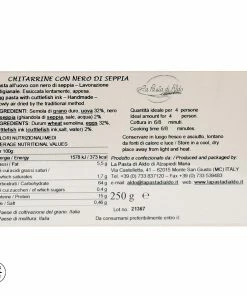 Pasta Di Aldo Cuttlefish Ink Chitarrine Egg Pasta 250g