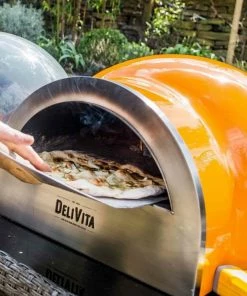 Cookware DeliVita Wood Fired Pizza Oven Orange Blaze