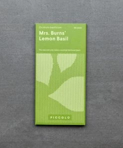 Piccolo Mrs. Burns Lemon Basil Seeds Ingredients