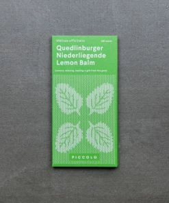 Piccolo Lemon Balm Seeds Ingredients