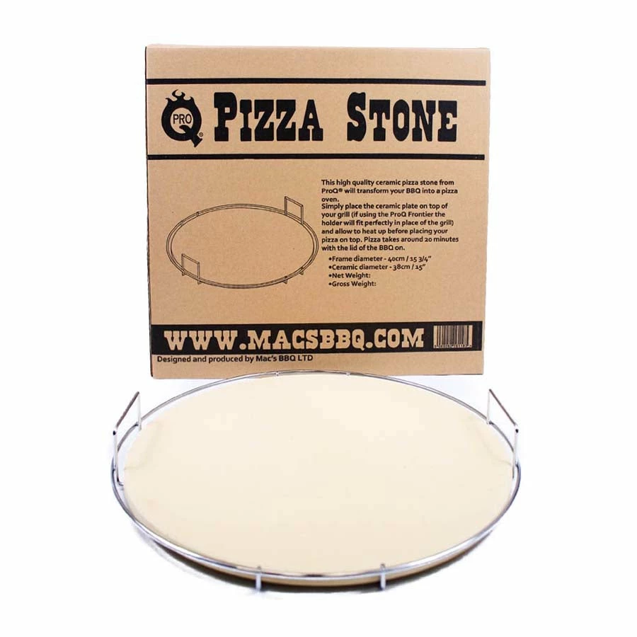 ProQ BBQ Pizza Stone Set 40cm Dia Cookware
