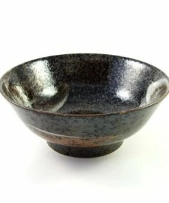 Kiji Stoneware & Ceramics Tableware Karasuba-Iro Ramen Bowl